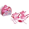 Набор посуды "Cooking Set" 25 предметов розовый 1757 Юника (Дев1757)