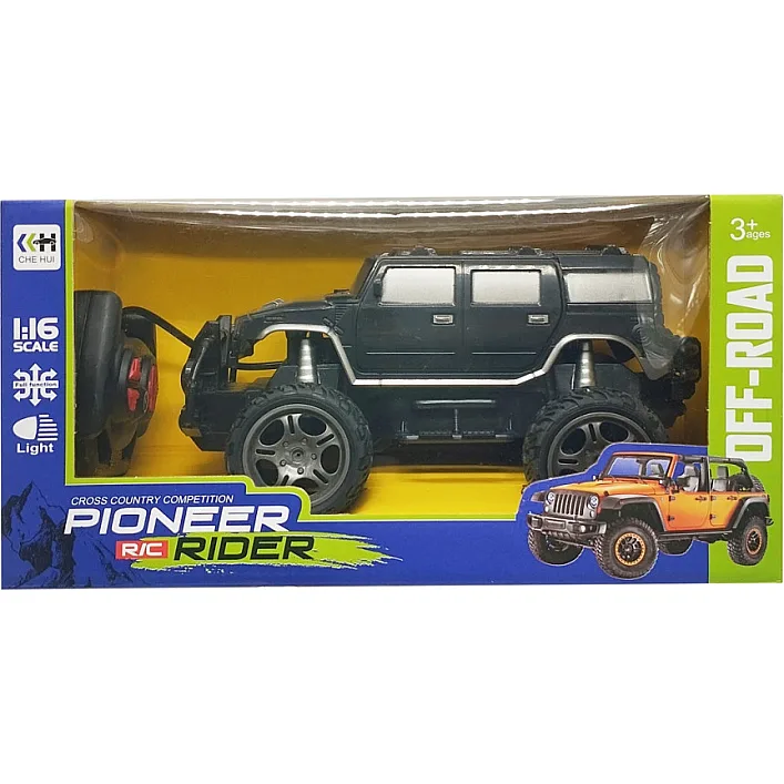 Дитяча машинка на радіокеруванні "Джип" 512A(Black) чорний, 1:16