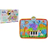 Коврик музыкальный Kids Hit, KH04-003, Зоопарк, на батарейках, в комплекте, звуки животных, стихи, мелодии, р-р коврика 70*50см, короб. 38*26*4см (Нем0430)