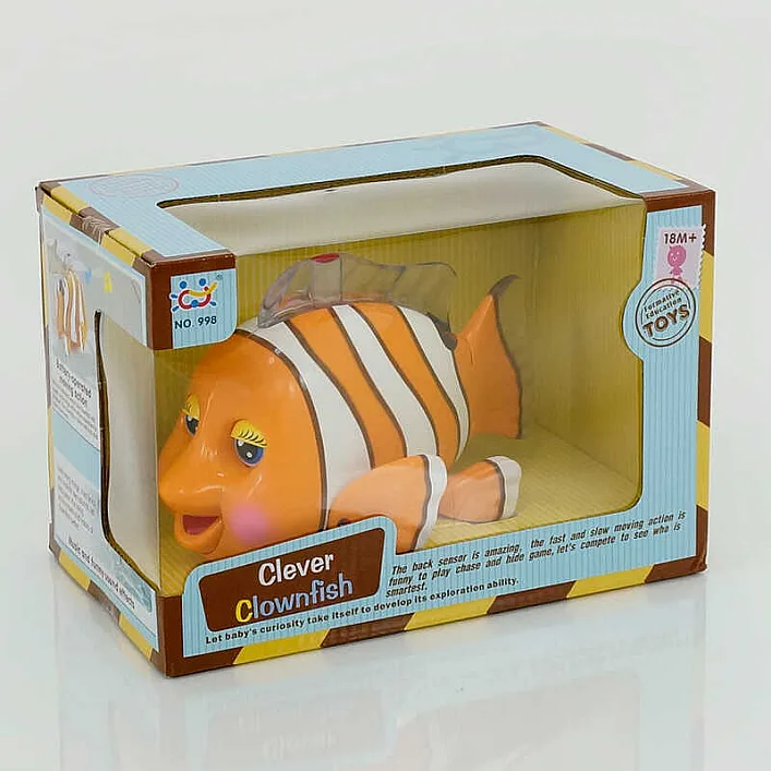 Рыбка 998 (36) "Huile Toys ", ездит, песня на английском языке, с подсветкой, в коробке