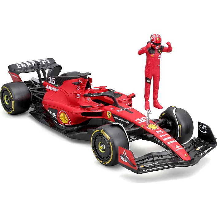 Автомодель з фігуркою - FERRARI SF-23 (1:24)