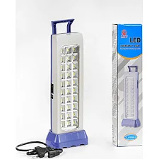 Фонарь светодиодный C 56785 (48) аккумуляторный 1200mAh, 2 реж. работы, кабель зарядки 220V, крепление, подставка, в коробке