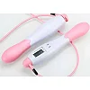Швидкісна скакалка з лічильником EasyFit EF-1916-WP білий-рожевий