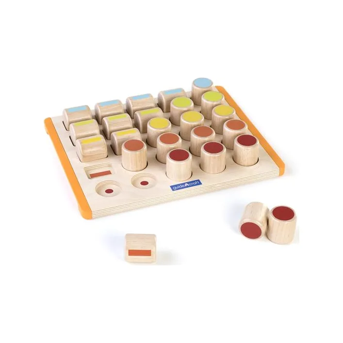 Деревянный сортер Guidecraft Manipulatives Счетные цилиндры (G6902)