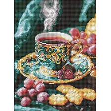 Алмазная мозаика "Кофе по-турецки" ©art_selena_ua AMO8130, 30х40 см