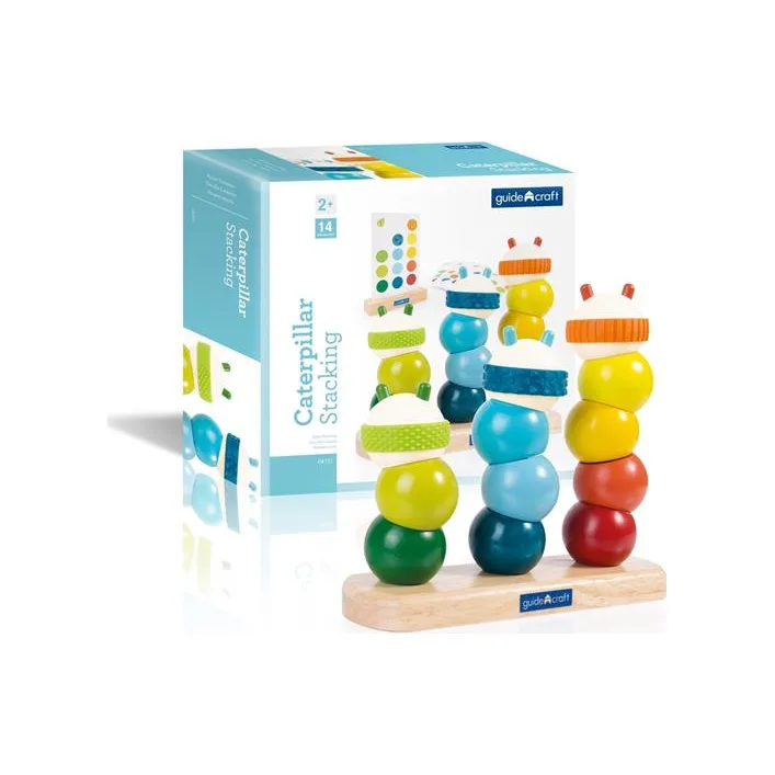 Пирамидка Guidecraft Manipulatives Гусеницы (G6731)