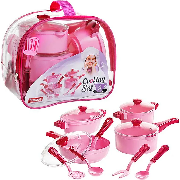 Ігровий набір посуду Cooking Set Юніка 71726, 9 предметів