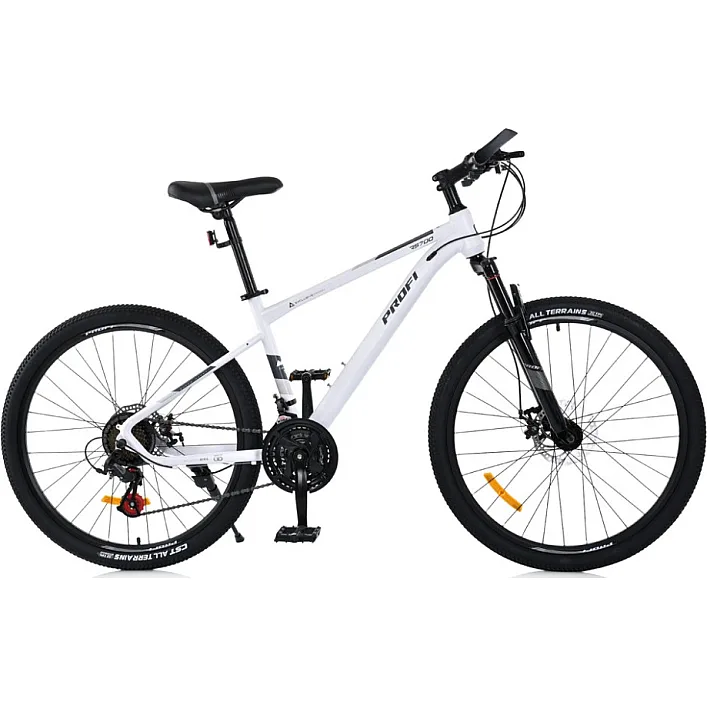 Велосипед SKD75 MTB 2605-2, 26 дюймов, стальная рама 16 Sunrun 24SP белый