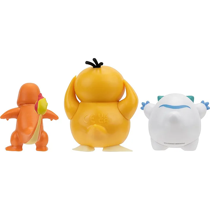 Набор игровых фигурок Pokemon W19 - Чармандер, Галарский Дарумака, Псайдак