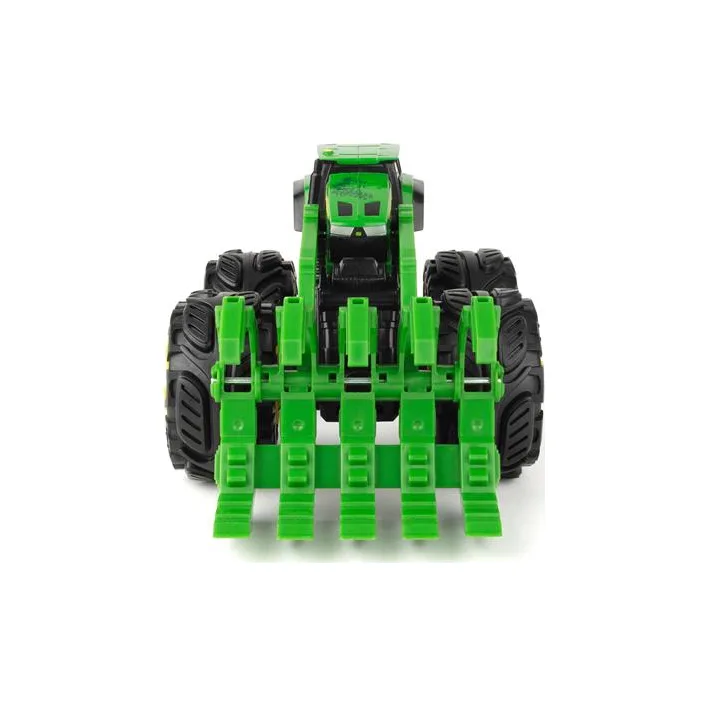 Машинка Трактор John Deere Kids Monster Treads с ковшом и большими колесами (47327)