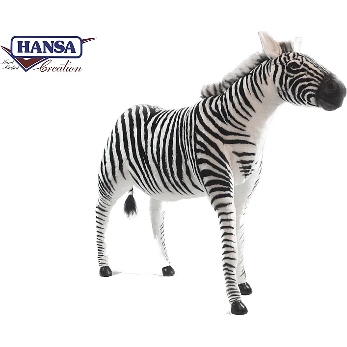 Мягкая игрушка Зебра жаккардовая высота 147см, Hansa (65689)