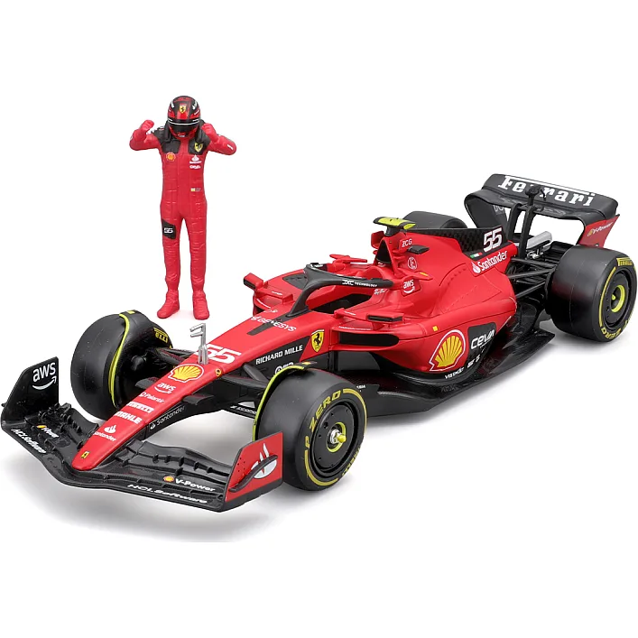 Автомодель з фігуркою - FERRARI SF-23 (1:24)