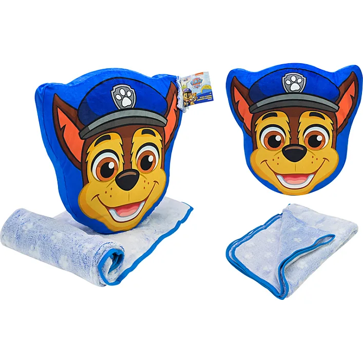 М'яка подушка з пледом Paw Patrol KH70/001L р. 38*41*7см плед, р.118*80см (Мяк5638)