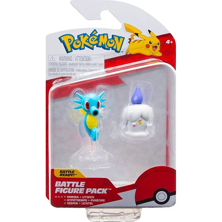 Набор игровых фигурок Pokemon W15 - Литвик и Хорси
