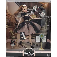 Кукла "Emily" с аксессуарами, шарнирная QJ101C р.28.5*6.5*36см (Лял1395)