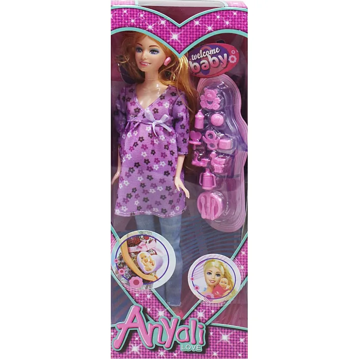 Лялька "Anyali" вагітна, блондинка