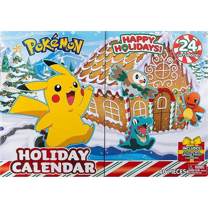 Набор игровых фигурок POKEMON - Адвент-календарь 2023 (24 фигурки) PKW3066 (Хло7082)