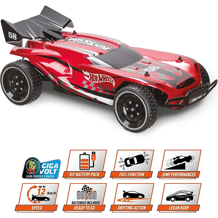 Автомобіль на радіокеруванні Hot Wheels New Gator, Mondo, 1:10, арт. 63652