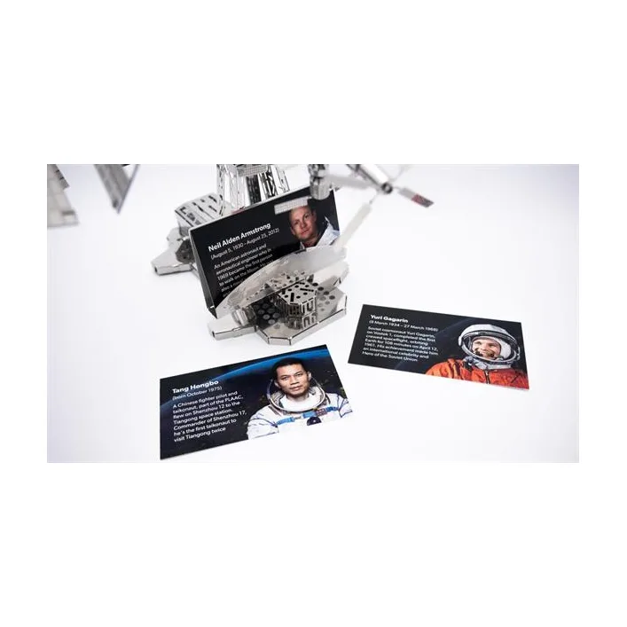 Колекційна модель-конструктор Metal Time Astronaut's Lodge Космічна станція МКС механічна (MT017)