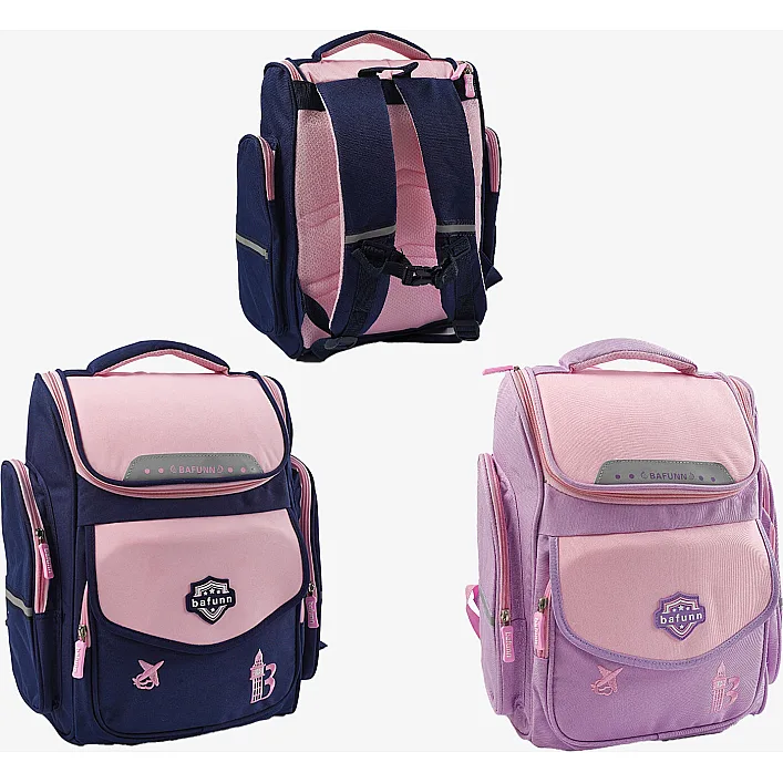 Рюкзак C 72816 (50) 2 кольори, розміри: 30х15х43 см, 1 відділення, 3 кишені, на блискавці, в пакеті