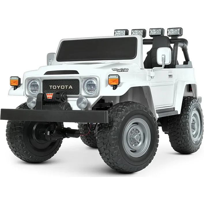 Дитячий електромобіль Джип Bambi M 4968EBLR-1 (24V) Toyota Білий