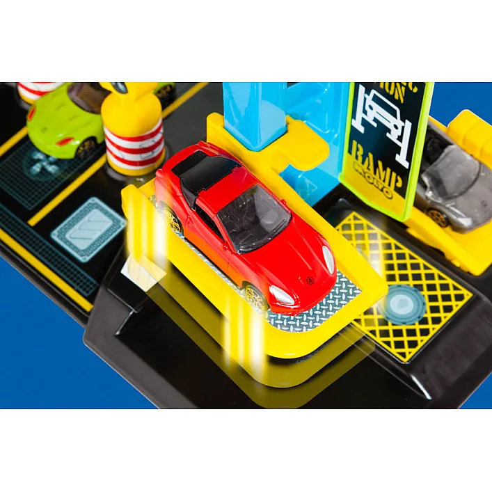 Игрушечный набор Паркинг 4 этажа и дорожки Molto (74045)