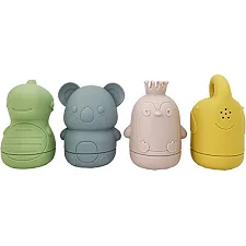 Набор силиконовых игрушек для купания MGZ-0925, 4 штуки