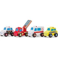 Набір транспорту 4 машинки, New Classic Toys, 11930 від 18 міс
