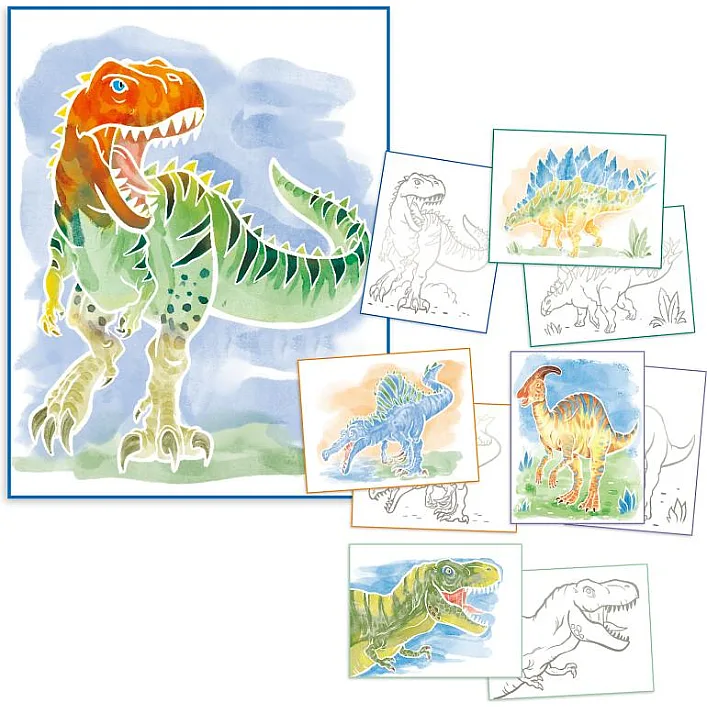 Альбом для творчества Dino World Раскрась меня, Depesche (50964)