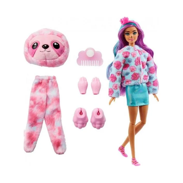 Кукла Barbie Cutie Reveal Милый ленивец 29 см (HJL59)