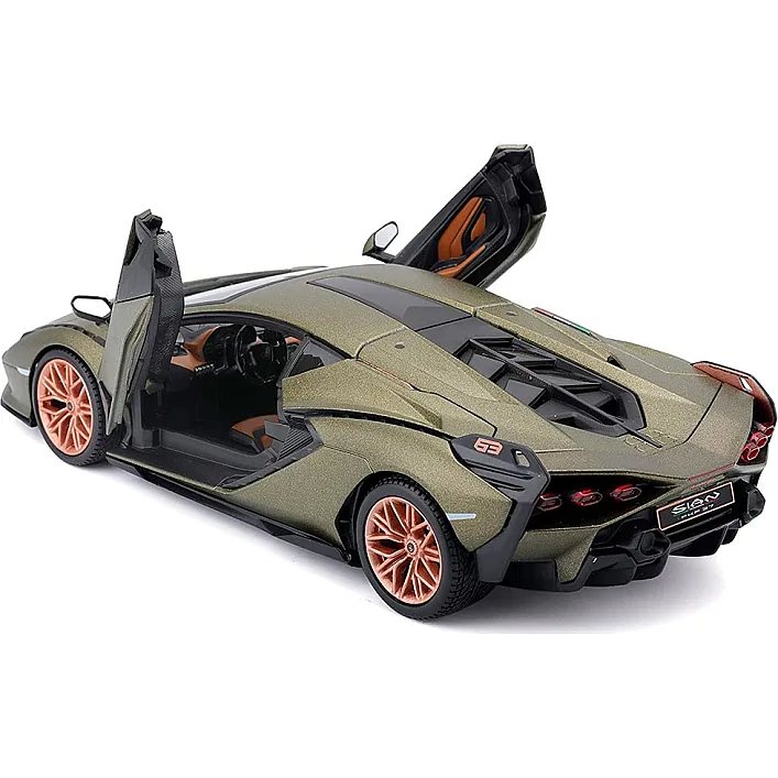 Автомодель - LAMBORGHINI SIÁN FKP 37 (асорті зелений металік, червоний металік, 1:24)