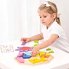 Головоломка Восьмиугольник, New Classic Toys, деревянная, 72 части, арт. 10515