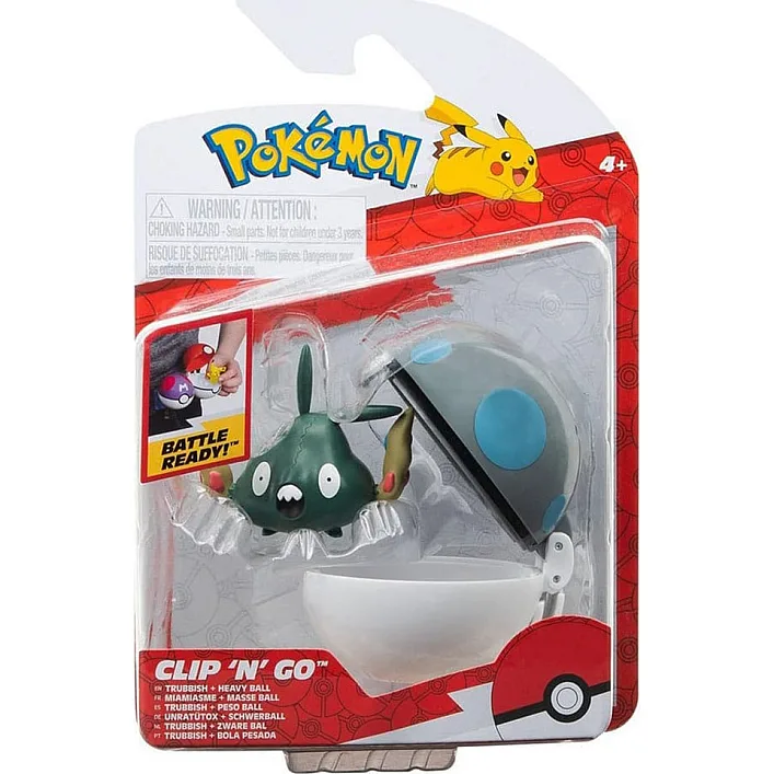 Игровой набор Pokemon W15 - Траббиш в покеболе