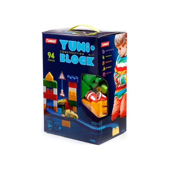 Конструктор "YUNI-BLOK" в коробке 94 деталей 1436 Юника (Кон1436)