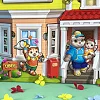 Деревянный пазл-вкладыш "Кошачий летний домик" (ПСД272) PSD272