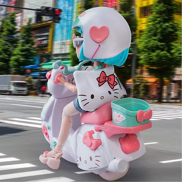 Игровой набор 4SF Manga Dolls серии Hello Kitty – Красотка Пинк на скутере