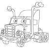 Детская раскраска ArtCraft Грузовик 25х30 см (15065-AC)
