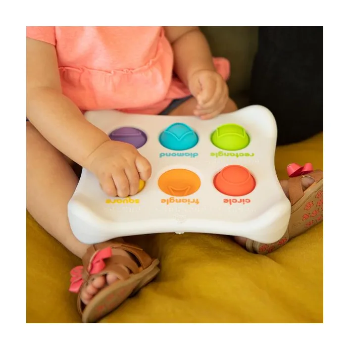 Сенсорная игрушка Fat Brain Toys Dimpl Duo Цвет Форма Брайль (F208EN)