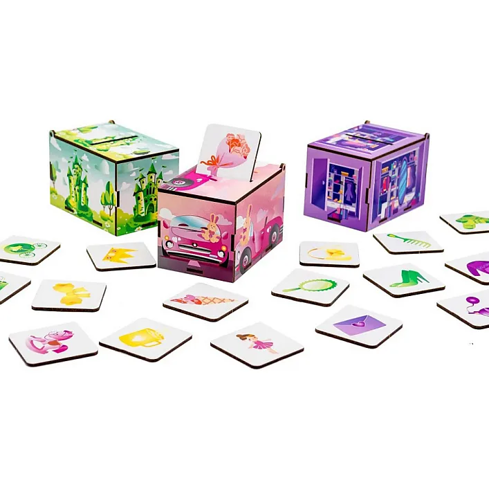 Сортер Монтессори с фигурками "Принцесса" р. 28*20 см PuzzleOk (Дер6737)