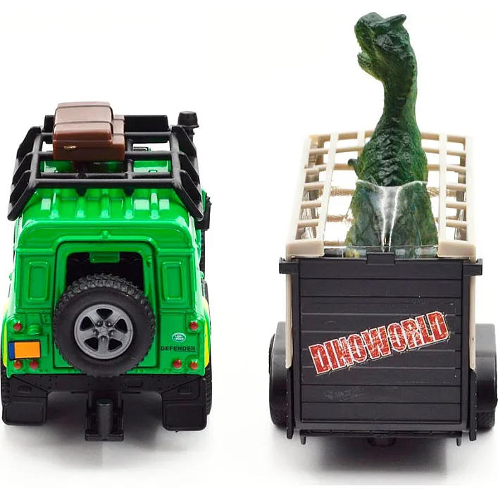 Игровой набор – LAND ROVER (с прицепом и динозавром) 520178.270 (Маш6514)