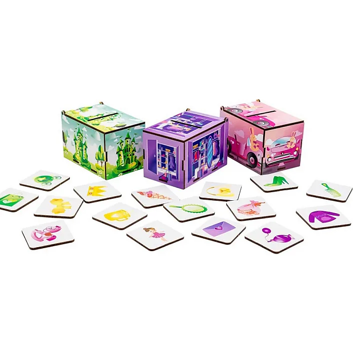 Сортер Монтессори с фигурками "Принцесса" р. 28*20 см PuzzleOk (Дер6737)