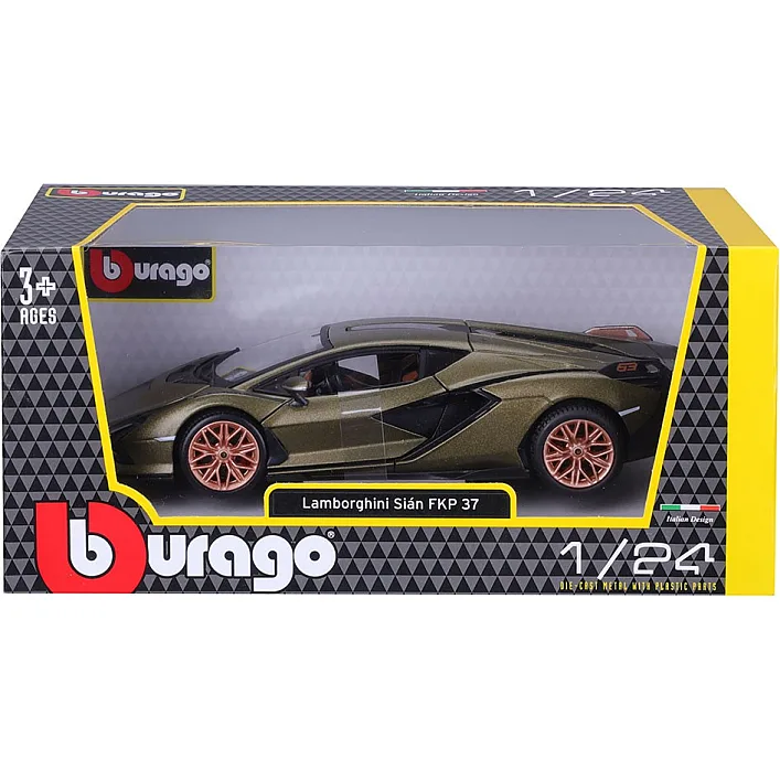 Автомодель - LAMBORGHINI SIÁN FKP 37 (асорті зелений металік, червоний металік, 1:24)