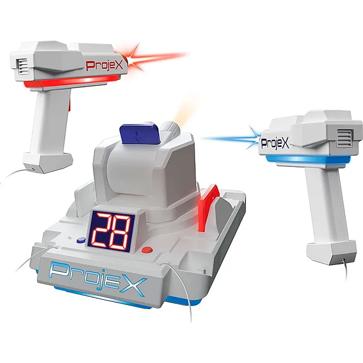 Игровой набор для лазерных боев Проектор LASER X ANIMATED (2 игр. бластера, 3 слайда-цели) (Збр5260)