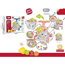 Каталка-ходунки 368-57 R (10) 3в1, звук, ігровий столик, піаніно, пальчикові ігри, в коробці
