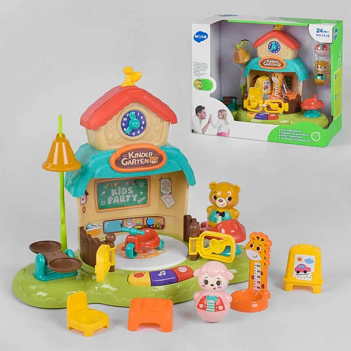 Музыкальная игра E 935 (6) "Hola" мелодии,звуки, подсветка, в коробке