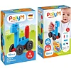 Конструктор PolyM Машинки и зверята 6 деталей (760001)