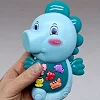 Интерактивная игрушка "Морской конек", бирюзовый