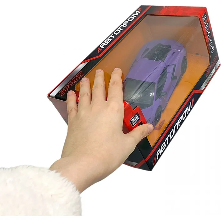 Іграшка машина мет. 1:24 Lamborghini Revuelto, батар., світло, звук, відкр. двері