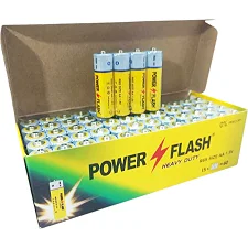 Батарейки R06 AA "Power Flash" 60 шт.