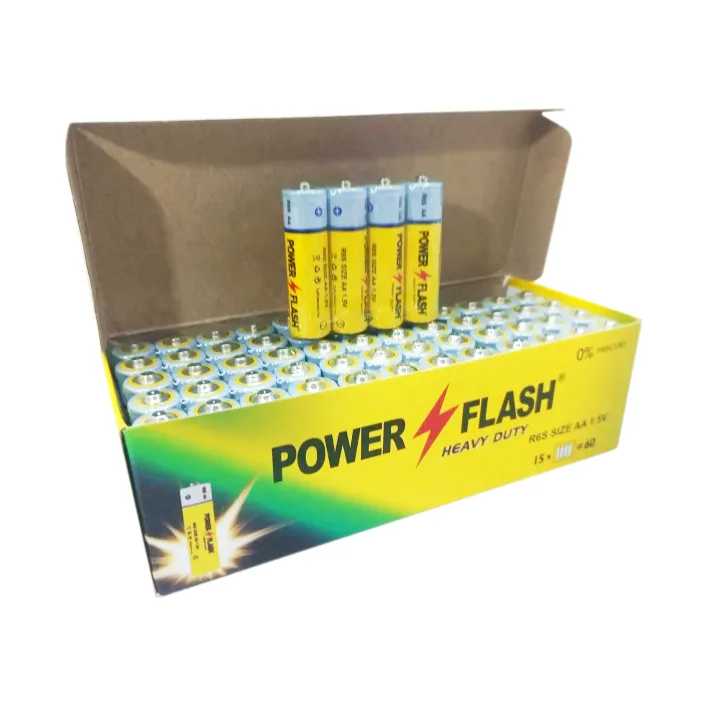 Батарейки R06 AA "Power Flash" 60 шт.